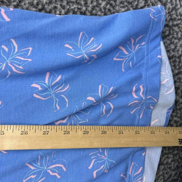 Dunning Polo Shirt Men Large Provo Golf Club Turks & Caicos Blue Floral Print L - Picture 7 of 8